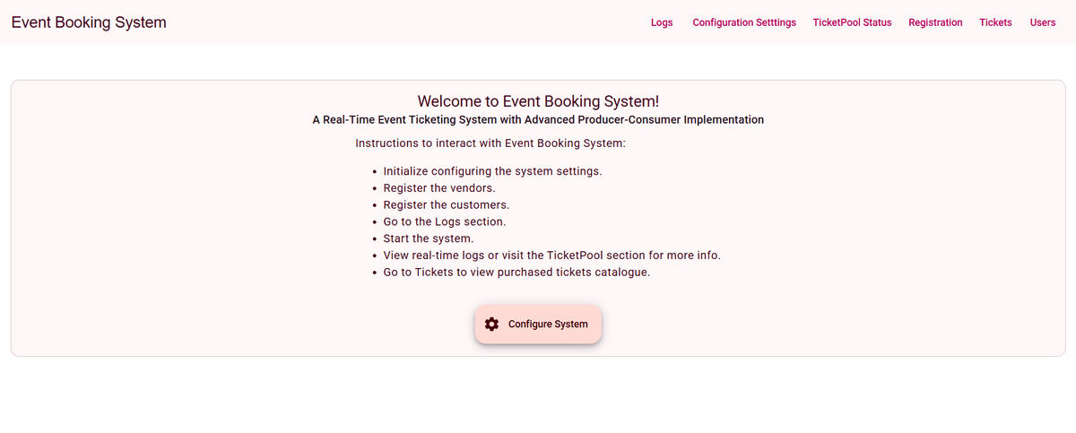 Concurrent Event Ticketing Simulator
